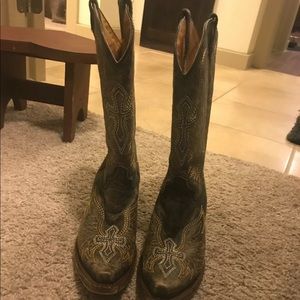 Corral wing cross cowboy boots
